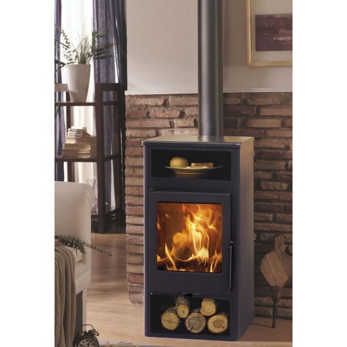 Wood-burning stove - PANADERO - Swan Ecodesign - 5.9 kW - 40 cm logs