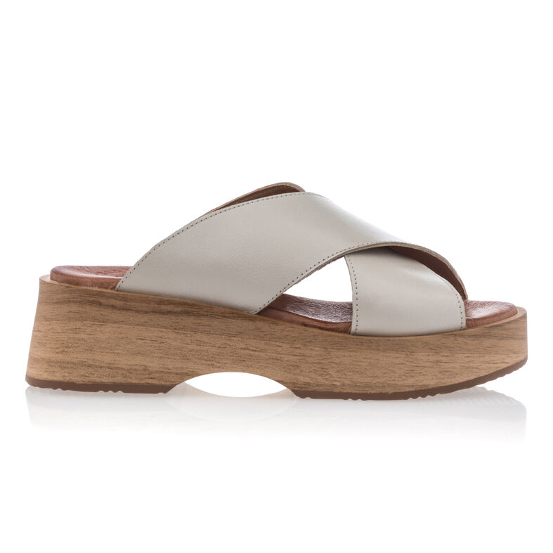 Beige Women's Mules/Clogs