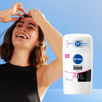 Nivea Svart og Hvit Klar