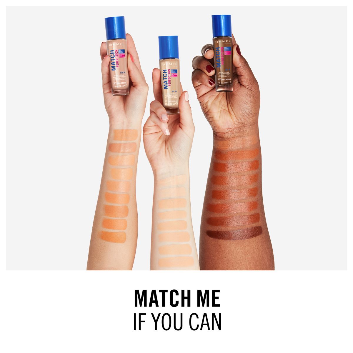 Rimmel Ivory 100 SPF20 Ansiktsfoundation 30ml Match Perfection