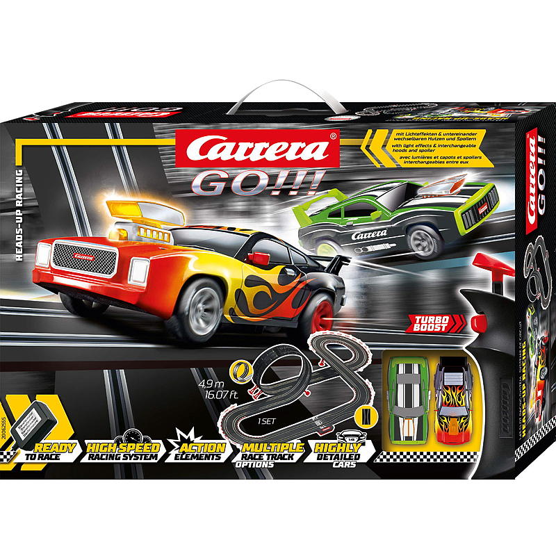 Carrera-bilbane Heads-up-racing, Carrera