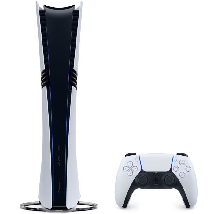 Pack PS5 Pro : Console PlayStation 5 Pro + Manette sans fil DualSense™ - Blanche I PS5 et PC