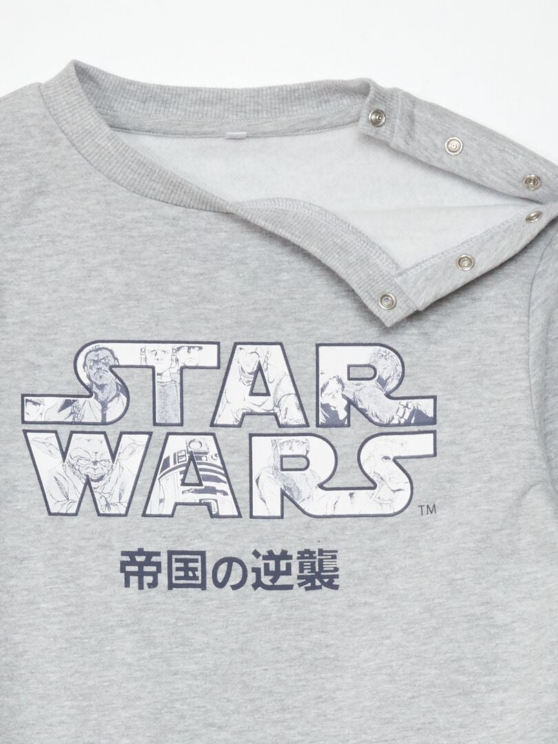 Star Wars fleece sweatshirt - Gemakkelijk aan te trekken - WIT