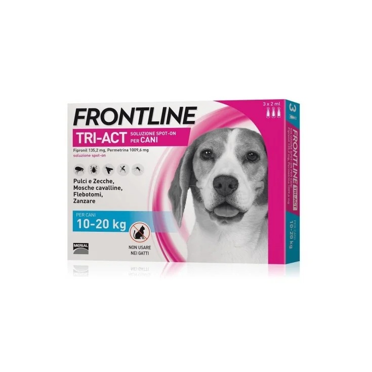 Pipetas FRONTLINE Frontline Triact 3 M 1020 kg