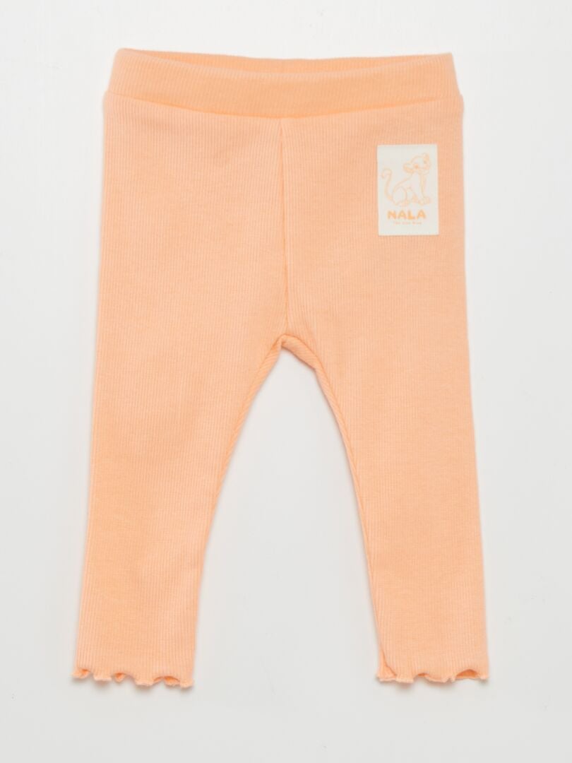 De Lion King T-shirt en legging set - WIT
