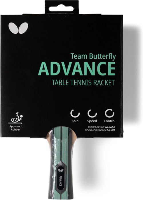 Raqueta de tenis de mesa - Mariposa - Avanzada - Competición - WAKABA - 5 capas