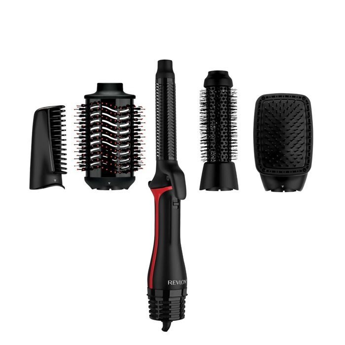 Revlon One Step Blow Dry Multi Air Styler 5-in-1 Styling Brush with Original Revlon Oval Brush RVDR5371