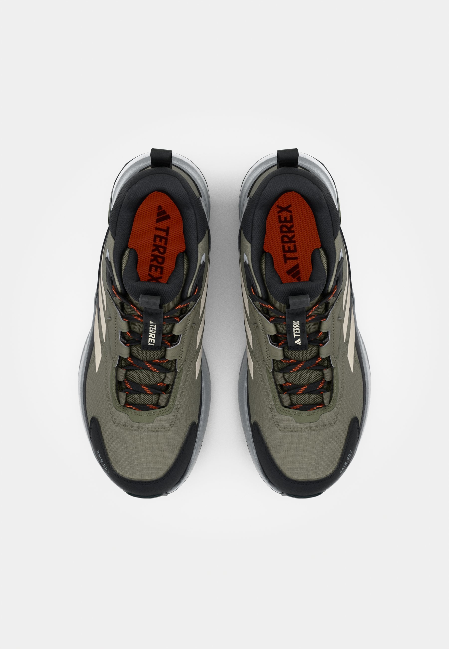 Adidas Terrex ANYLANDER MID - Wandelschoenen - olijfgroen, strata beige, core black