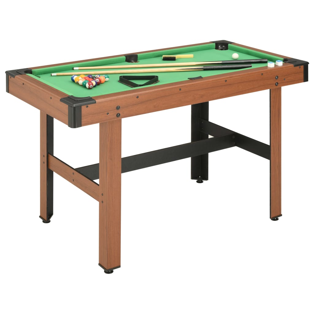 Mesa de bilhar Vidaxl marrom