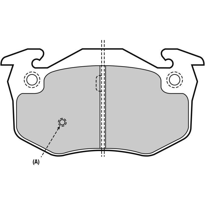 Plaquette de frein gamme first Renault clio i - VALEO - 301080
