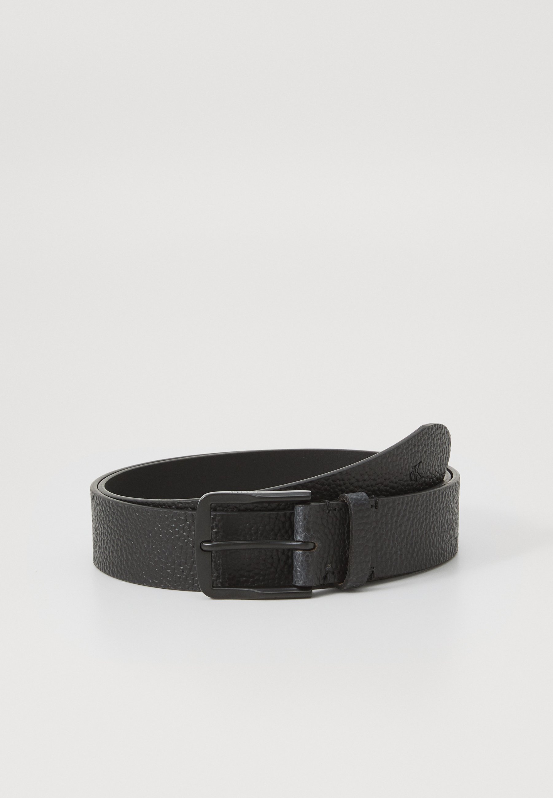 Calvin Klein Jeans CLASSIC FLAT - Gürtel - schwarz/matt schwarz