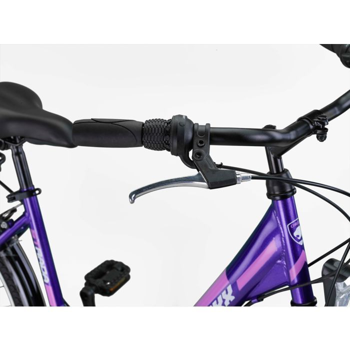 Chillaxx Strada Premium City Bike - 26 pouce, Violet frein en V