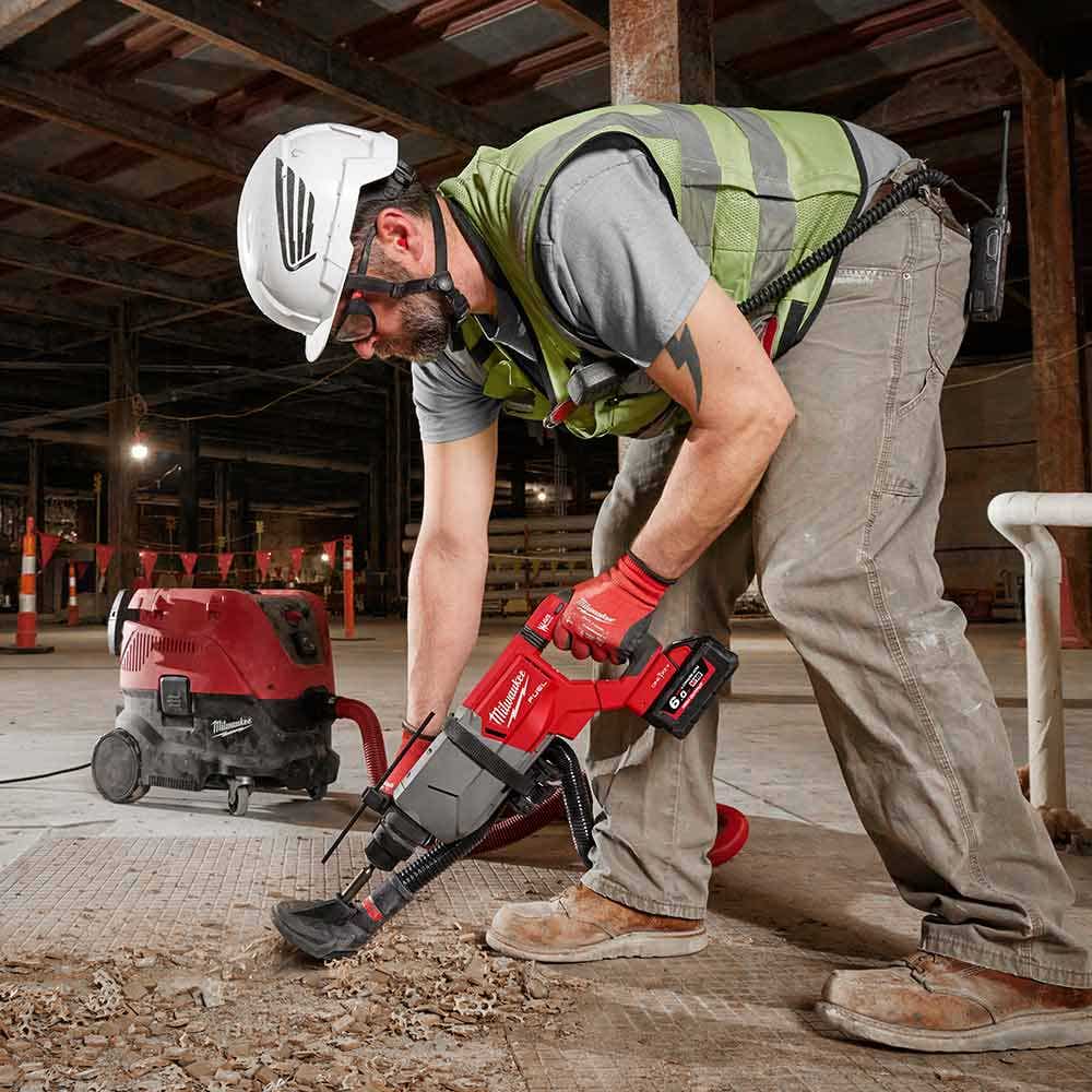 Furadeira de impacto MILWAUKEE FUEL 18V 32mm com mandril SDS Plus tipo D e botão único M18FHACOD32-0