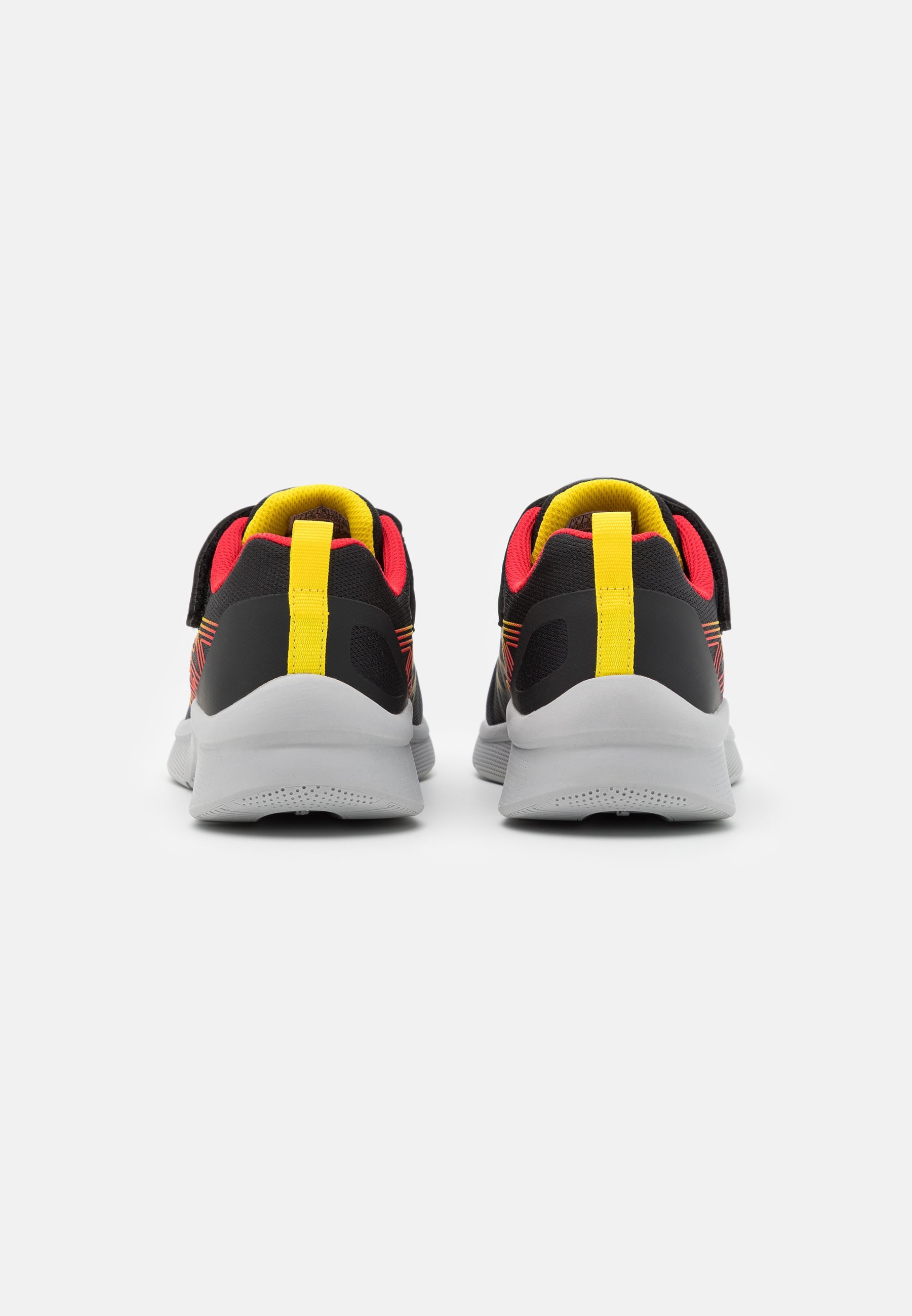 Skechers MICROSPEC - Športni copati - črni/rdeči/rumeni