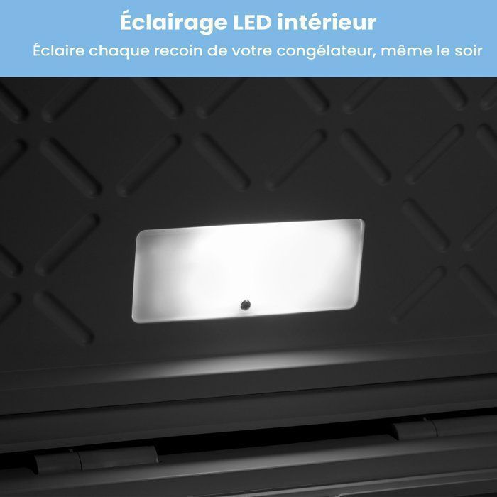 Congélateur Coffre Comfee RCC102WH2EU(E) 99L -  54,7 x 44,6 x 85 cm - Classe E - 38dB -  LED - Compact