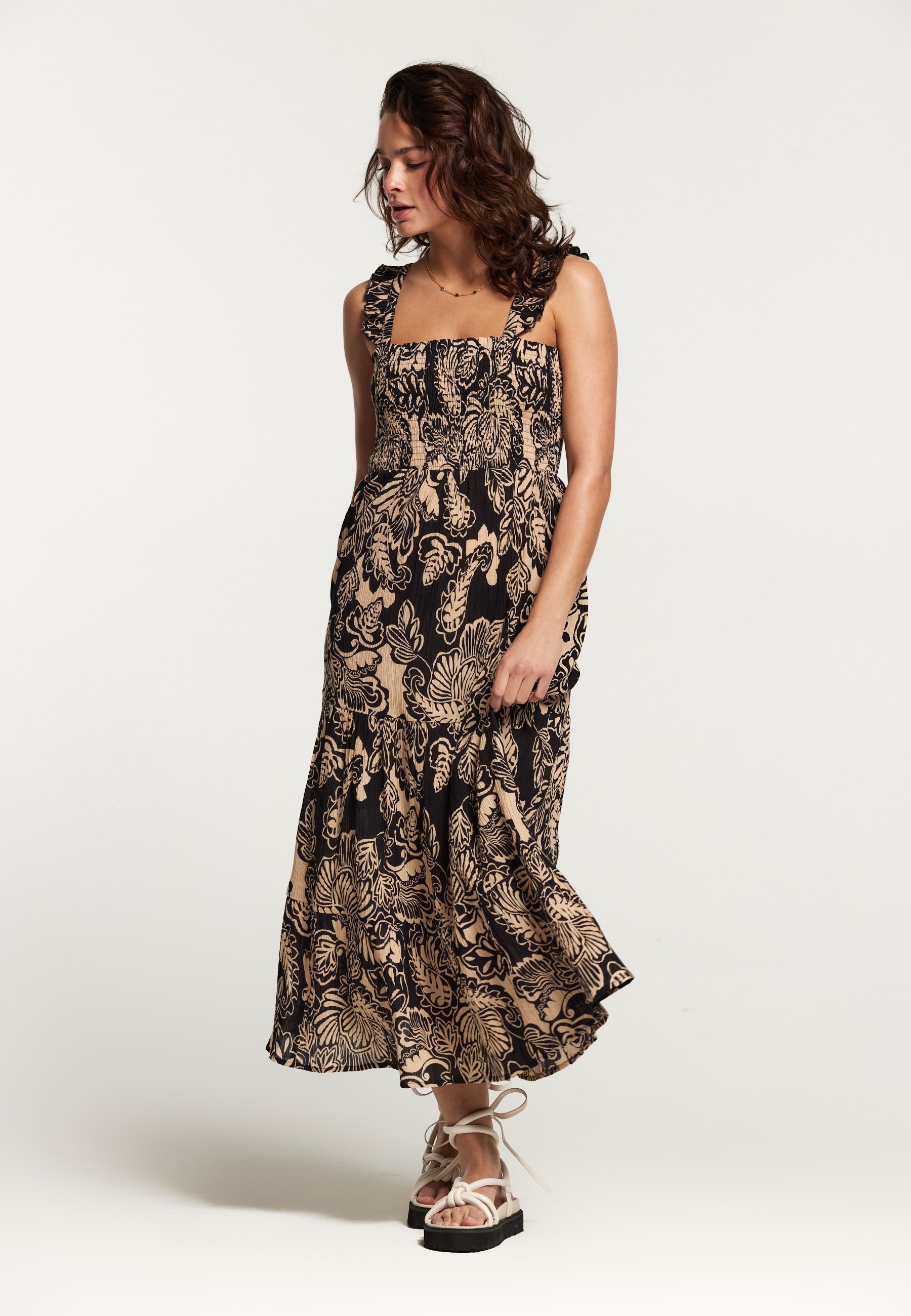 Shiwi SEYCHELLES - Maxi-jurk - zwart
