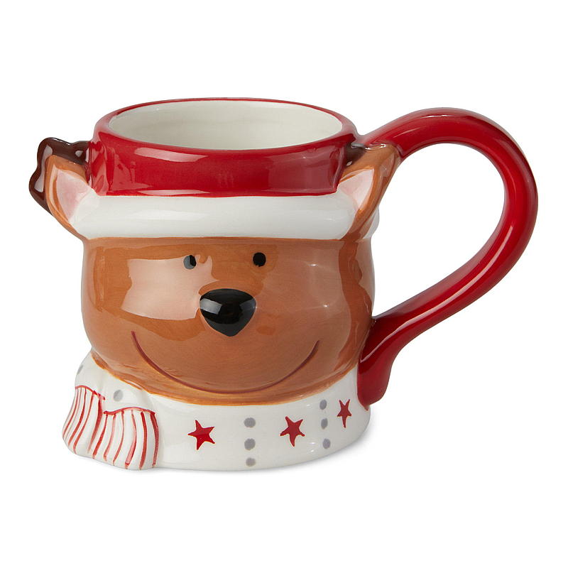 Mug de cuisine avec figurine de Noël