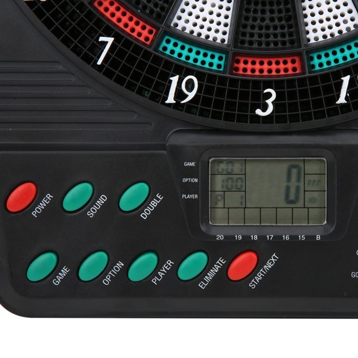 Juego electrónico de dardos con puntuación automática, juego de dardos blandos, diversión familiar, entretenimiento dirigido.