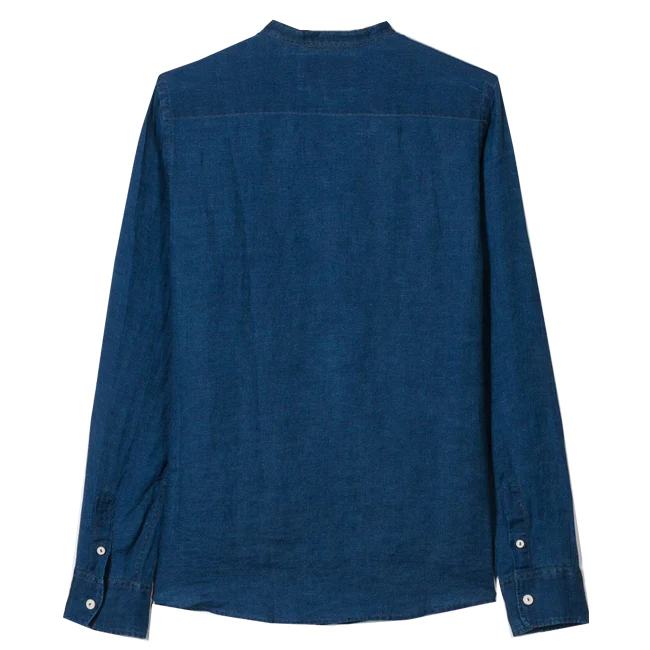 Camicia da bambino in lino denim