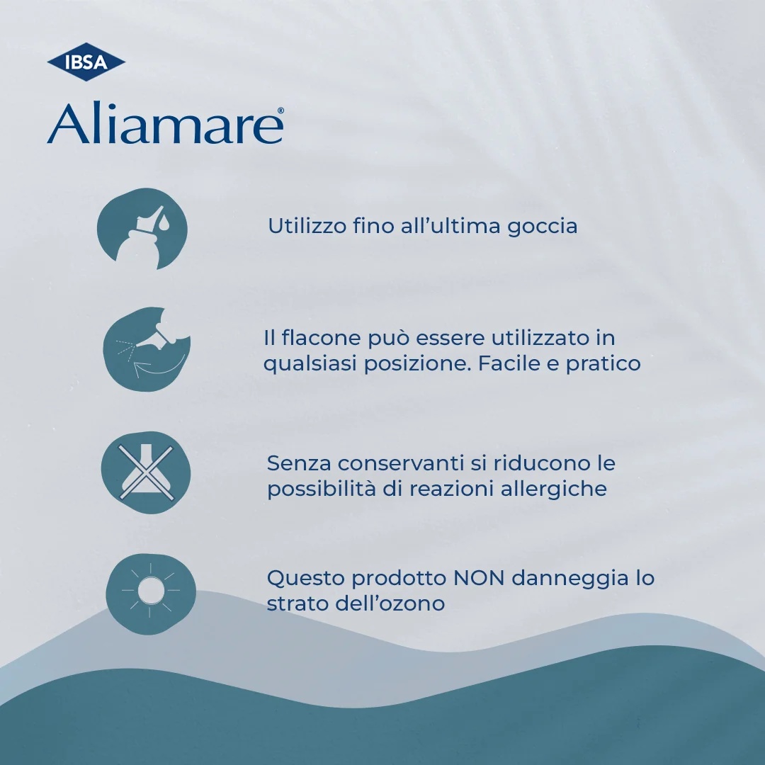 ALIAMARE Aliamare Iper Spray Hypertonisches Spray mit Meerwasser 125 ml Nasenhygiene