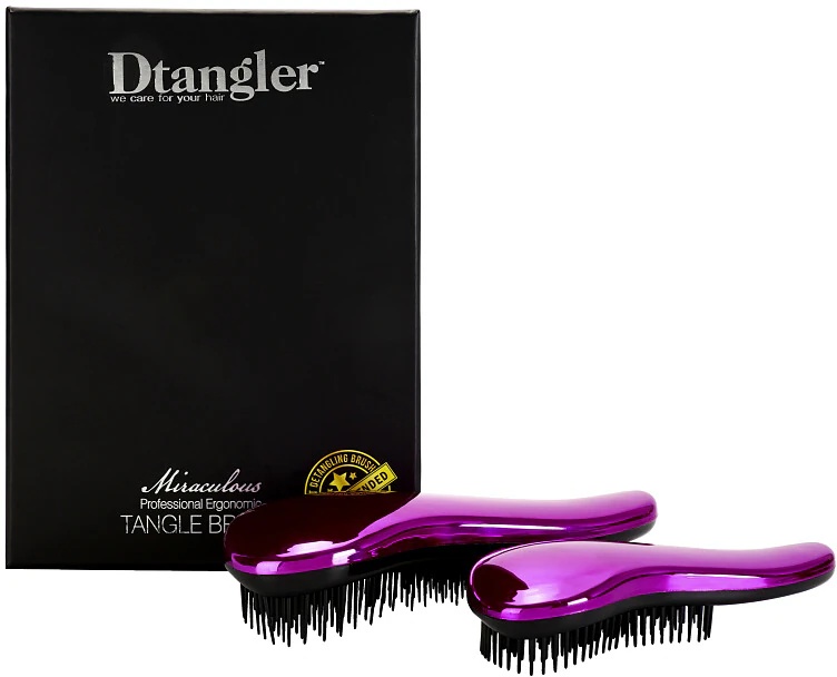„Dtangler Miraculous Purple“ plaukų iššukavimo rinkinys