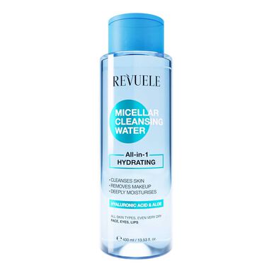 Revuele Misellivesi All-In-1 Kosteuttava Kasvojenpuhdistusaine 400 ml