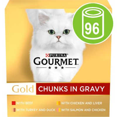 Gourmet Gold Tender Chunks Mega Pack 96 x 85g