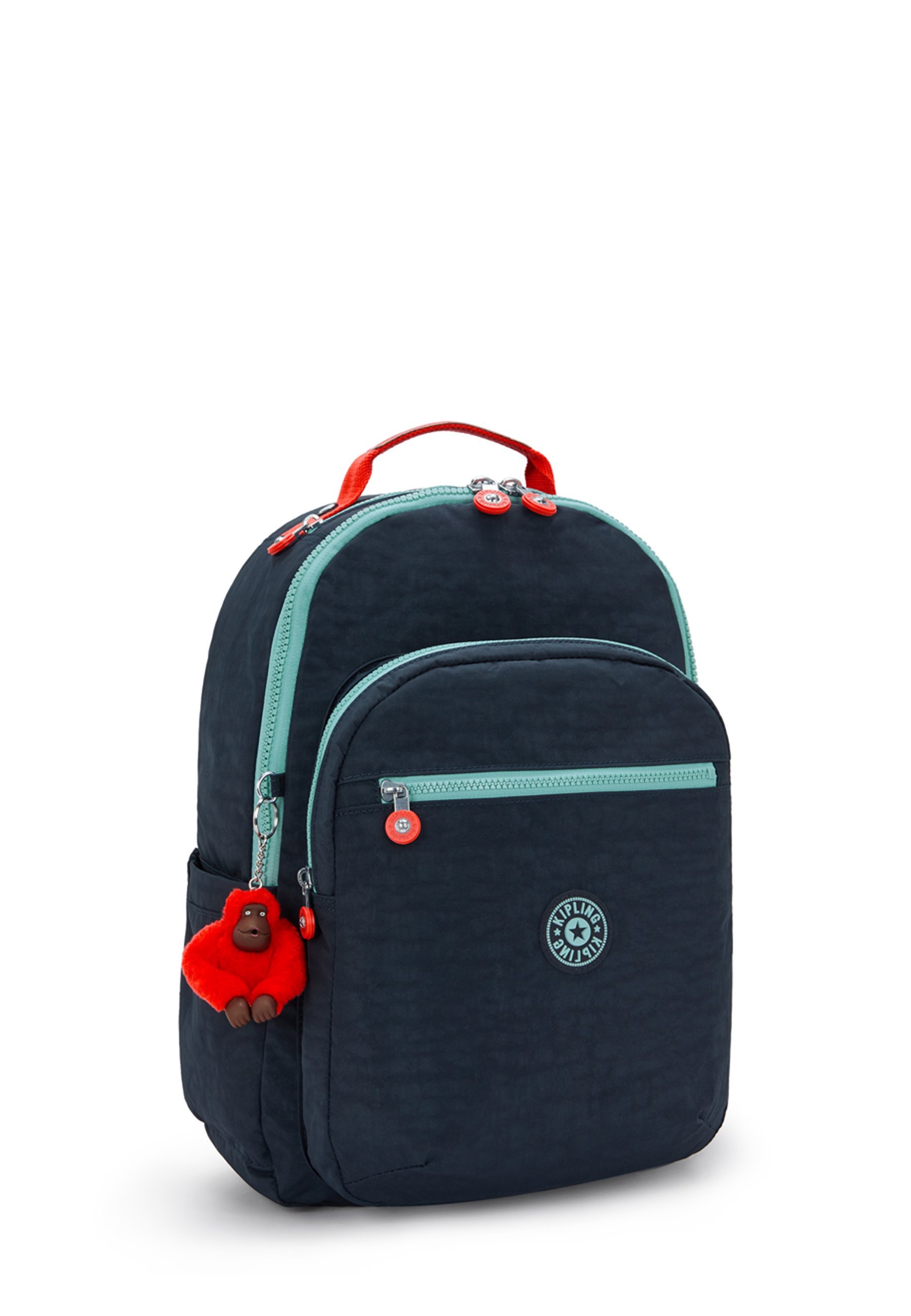 Kipling BACK TO SEOUL LAPTOPFACH - Schooltas - cosmo blue combinatie