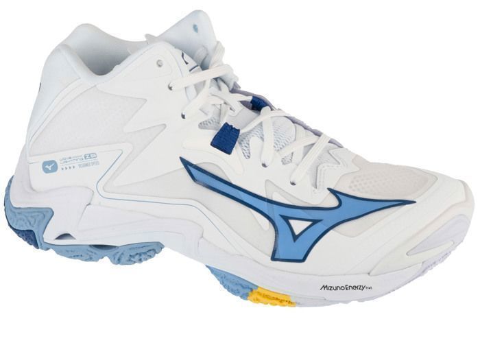 Unisex volleyball shoes - White - Mizuno Wave Lightning Z8 Mid