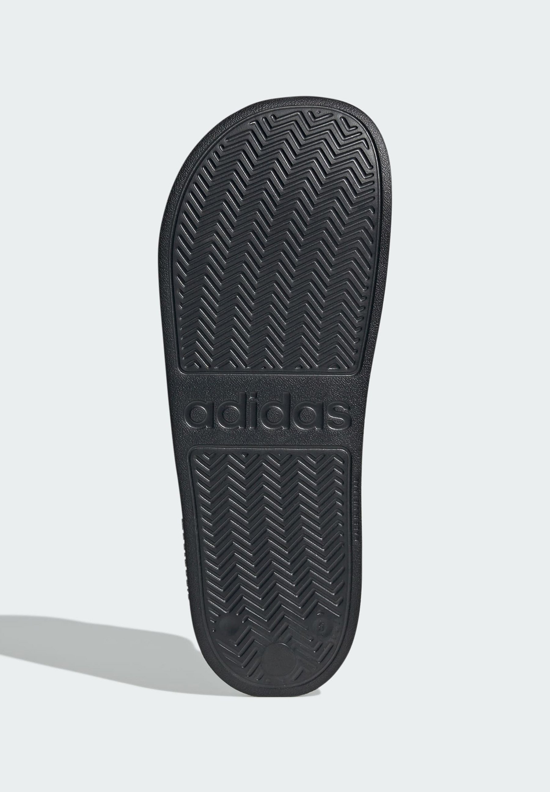 adidas Sportswear ADILETTE SHOWER - Šlepetės - juodos, debesų baltos, juodos