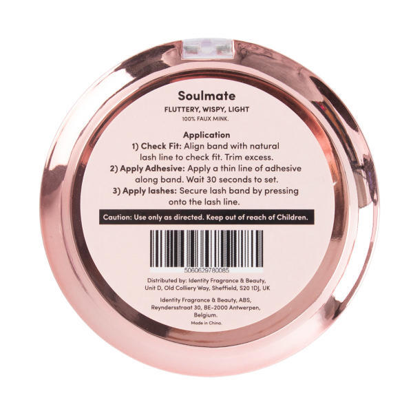 Oh My Lash Soulmate Svarta Faux Mink Lösögonfransar Individuella