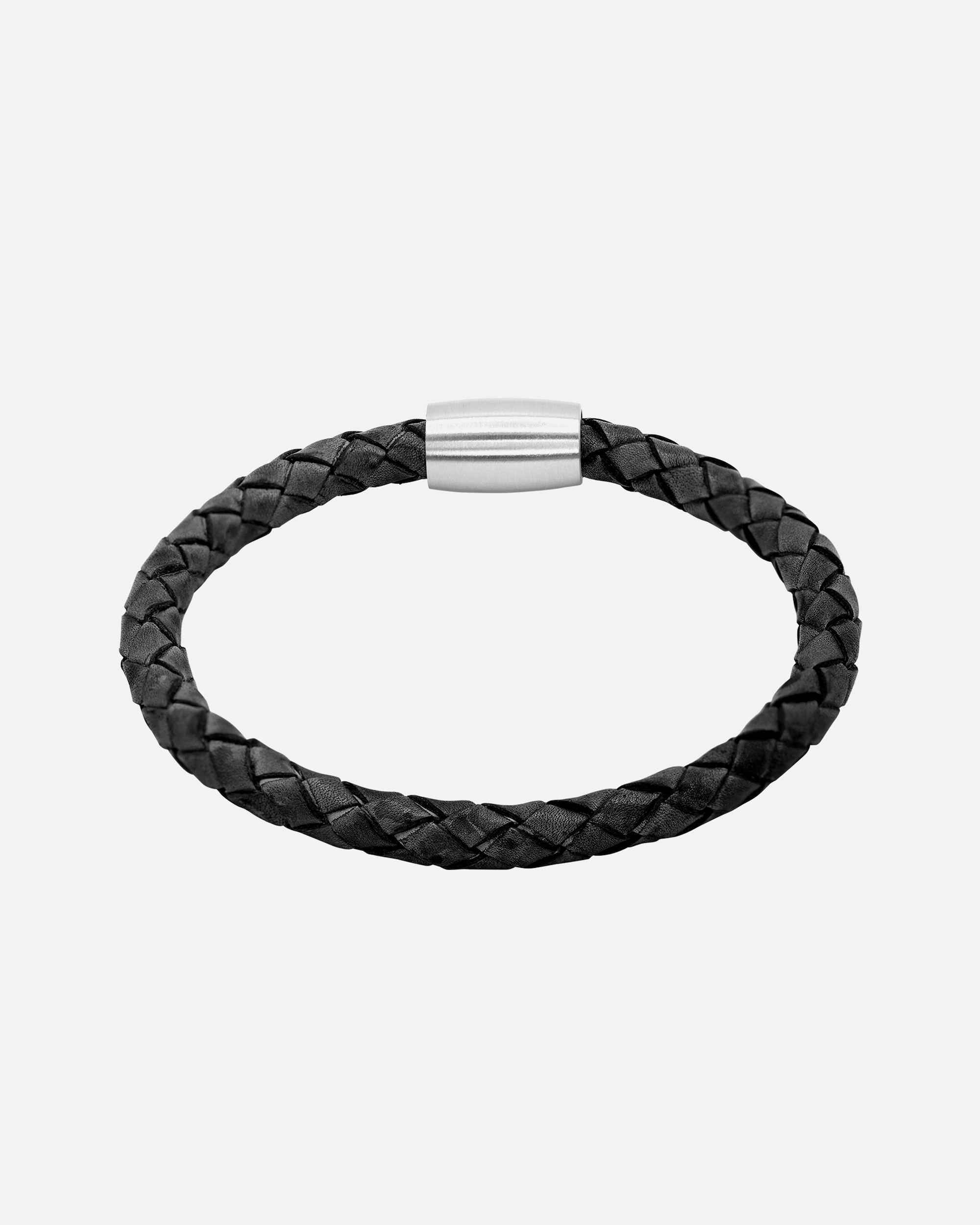 Heideman Bracelet en cuir Jaron noir
