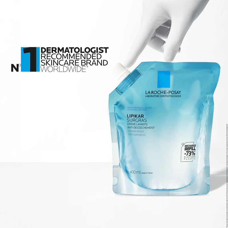 La Roche-Posay Lipikar Surgras Recarga de Creme de Banho