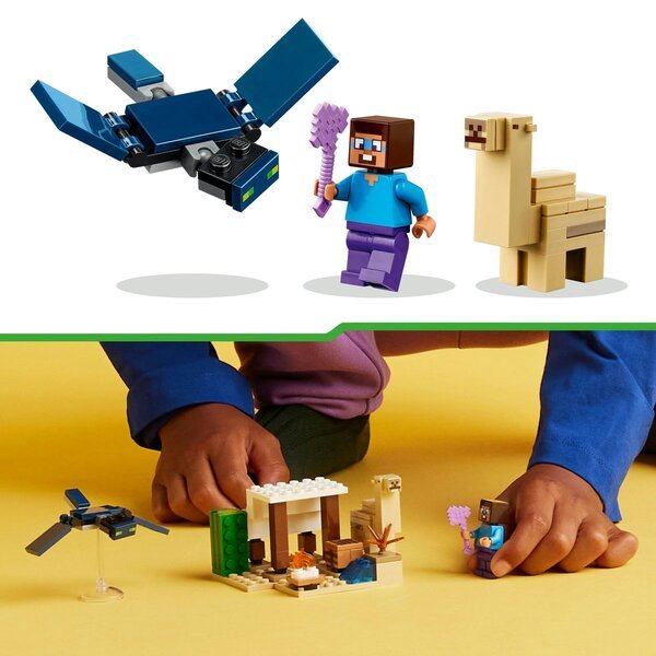 LEGO Minecraft 21251 Steveova pustinjska ekspedicija