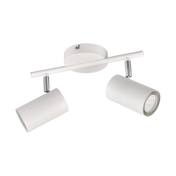Robert ceiling spotlight, 2-spot, white/matt