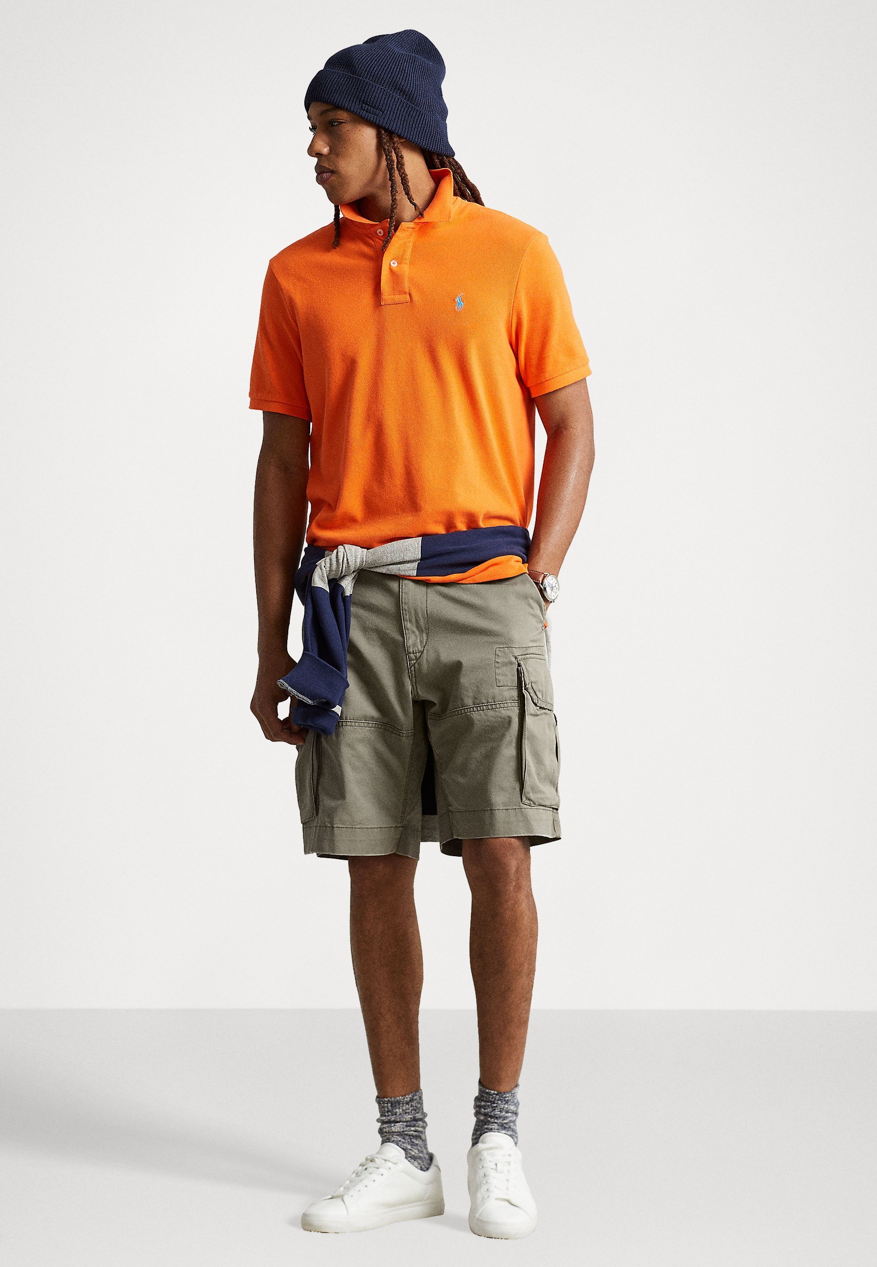 Pantaloncini cargo in twill Polo Ralph Lauren da 10,5 pollici, vestibilità classica - verde montagna