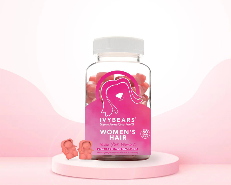 Výživový doplnok Ivy Bears Women's Hair Vitamins pre zdravé a krásne vlasy