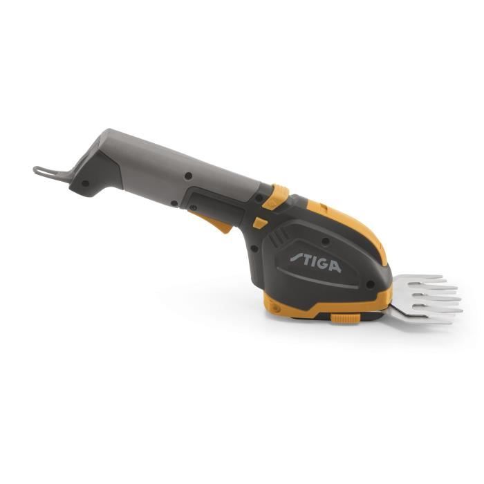 STIGA SGM 102 AE MULTIUTENSILE 2 IN 1, 10.8V 2.5AH, LAME DA 18/11 CM – MANICO GIREVOLE A 180°, CARICABATTERIE E CUSTODIA INCLUSI –