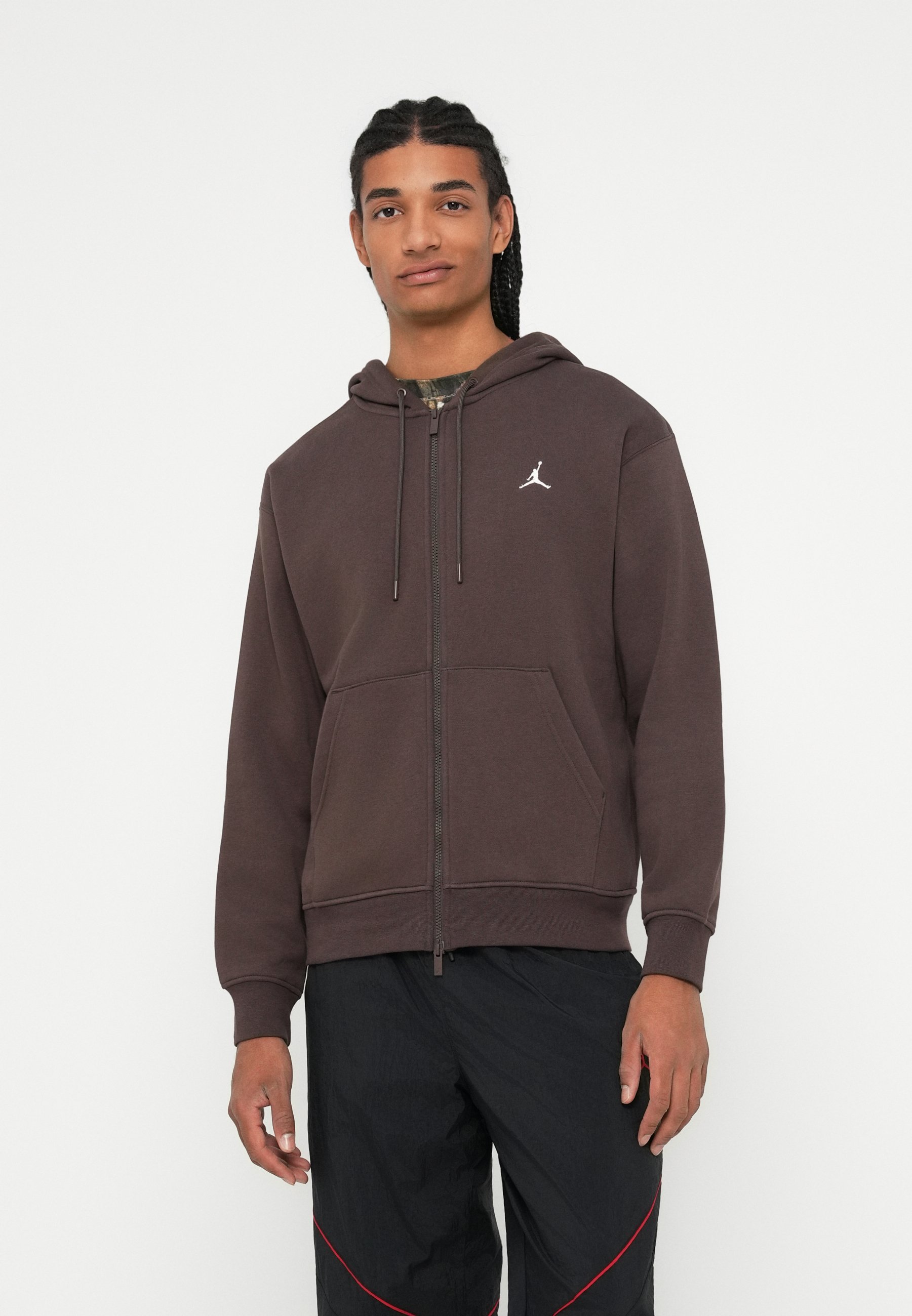 Jordan Zip-up-Sweatshirt – Barockbraun/Seidenweiß