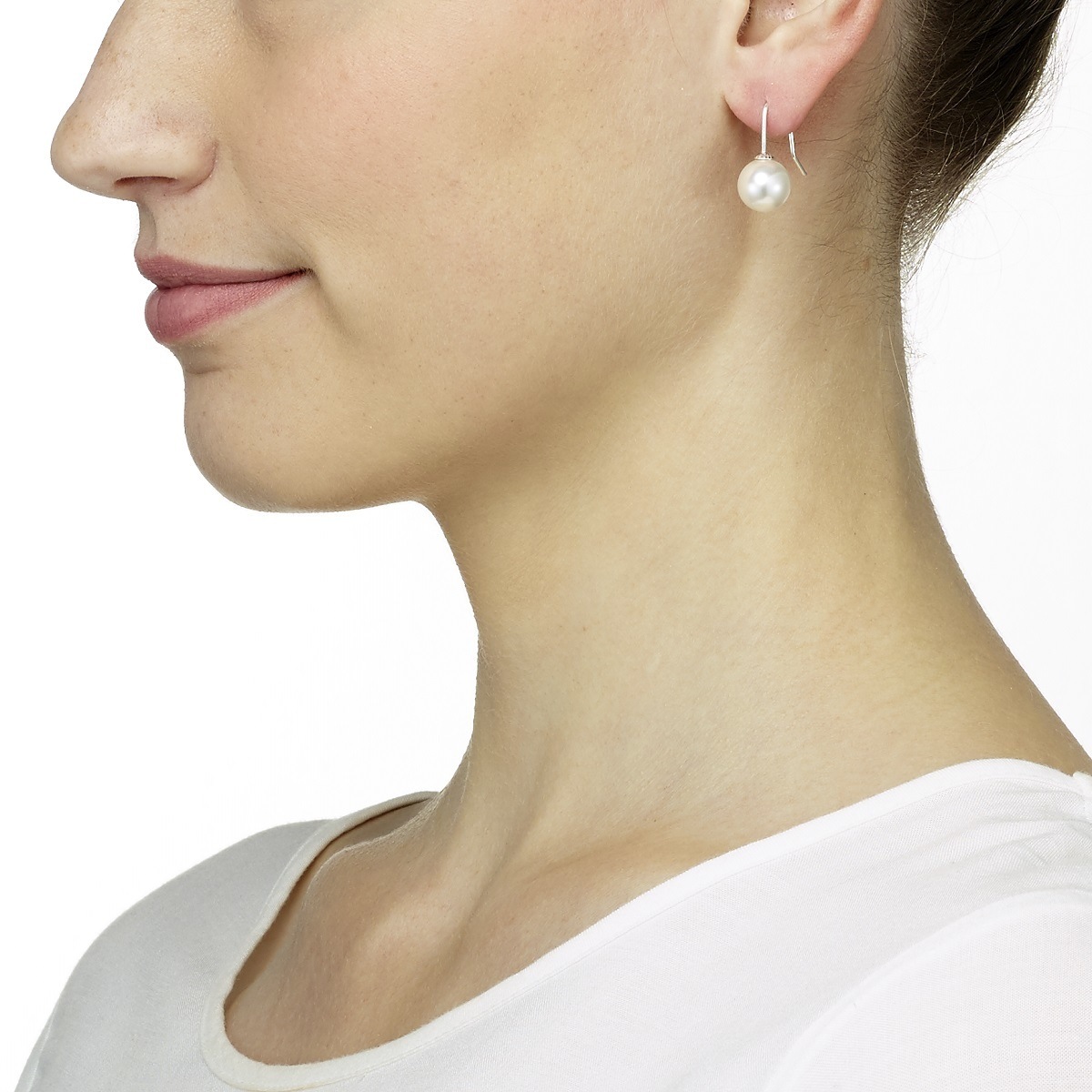 Heideman Boucles d'oreilles Fischhaken Blanc
