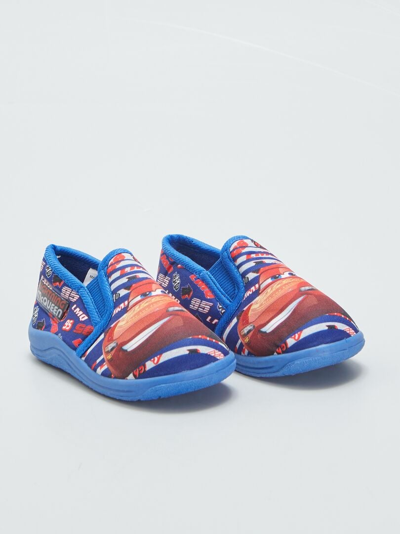 Pantufas 'Carros' - AZUL