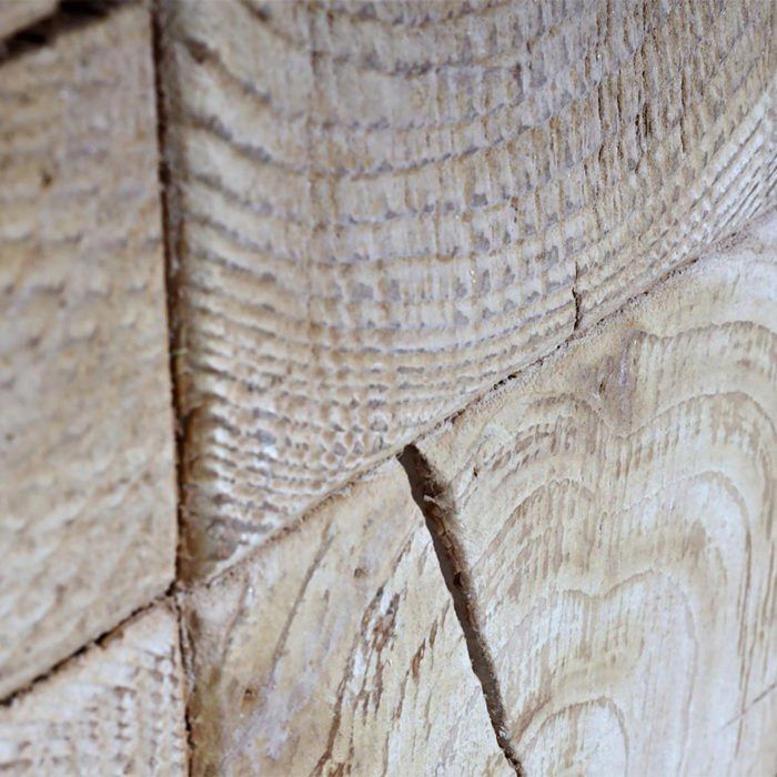 Chaise de salle à manger MCW-L76 bois massif naturel