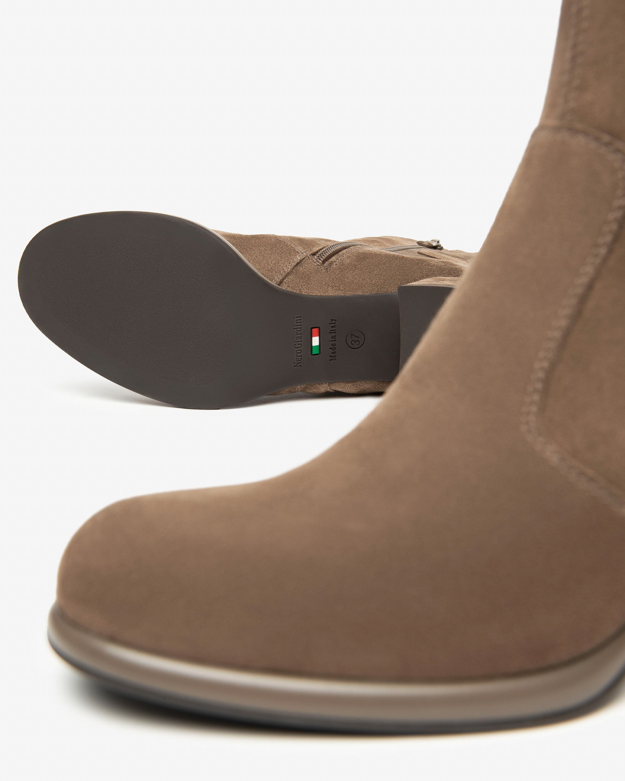  Bottines en daim et tissu pour femmes