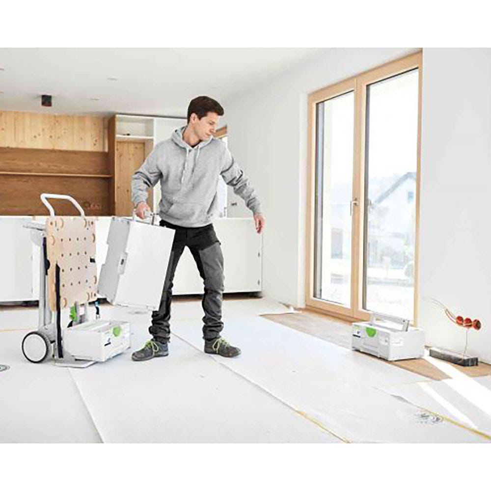 Base móvel para serra Systainer da FESTOOL, compatível com CSC SYS 50 577001