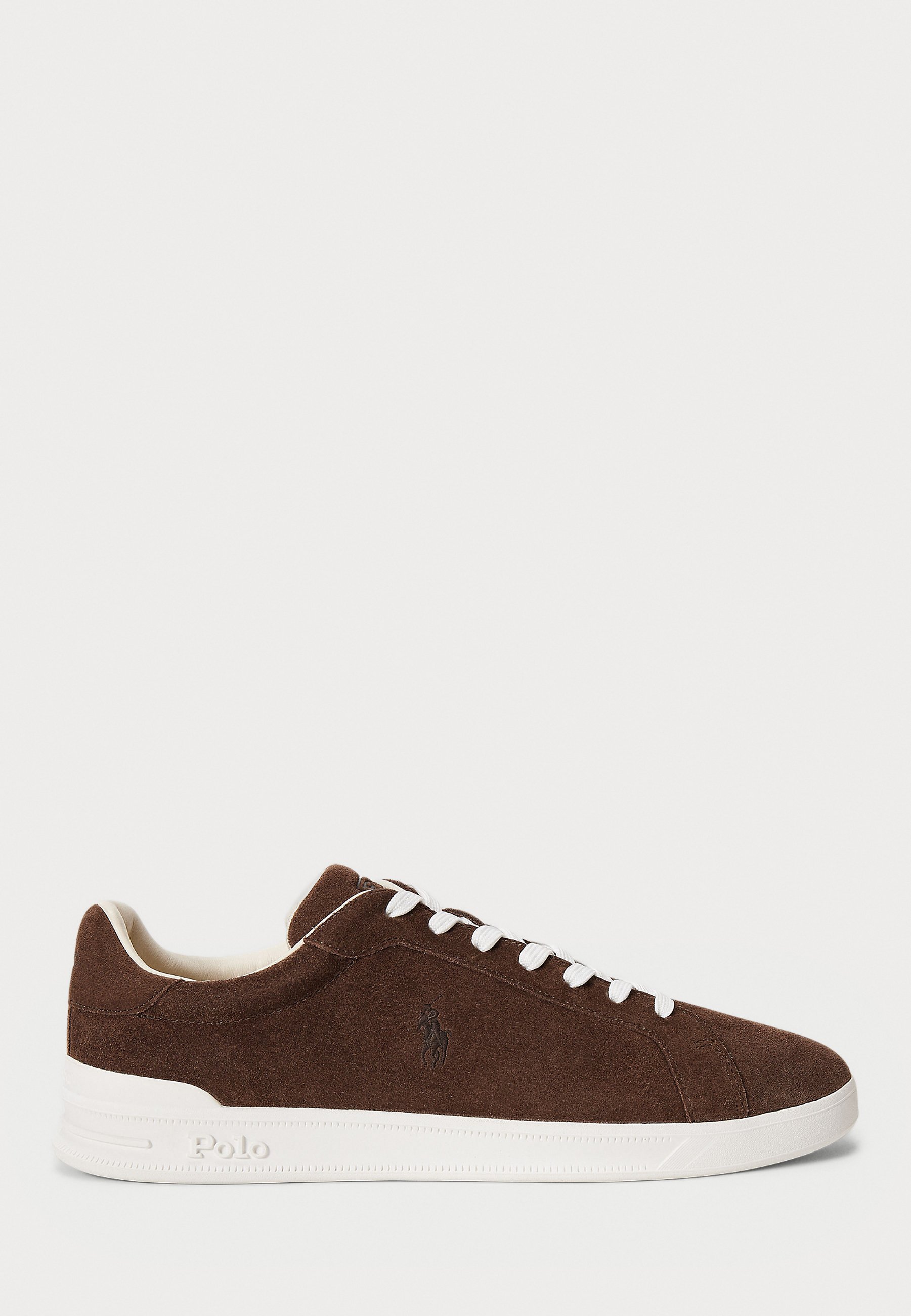 HERITAGE COURT II SUEDE SNEAKER - Tenisky - black/brown Polo Ralph Lauren