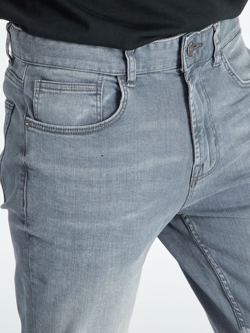 Pantalones vaqueros ajustados - L32 - GRIS