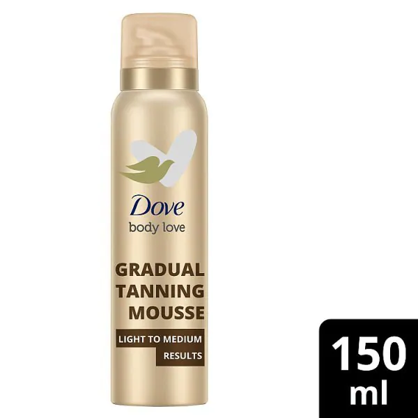Dove Graduate Tanning Mousse vaaleasta keskivaaleaan 150ml