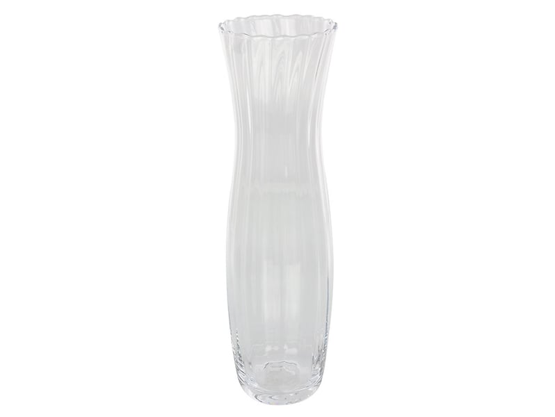 Wazon szklany 39 cm transparentny