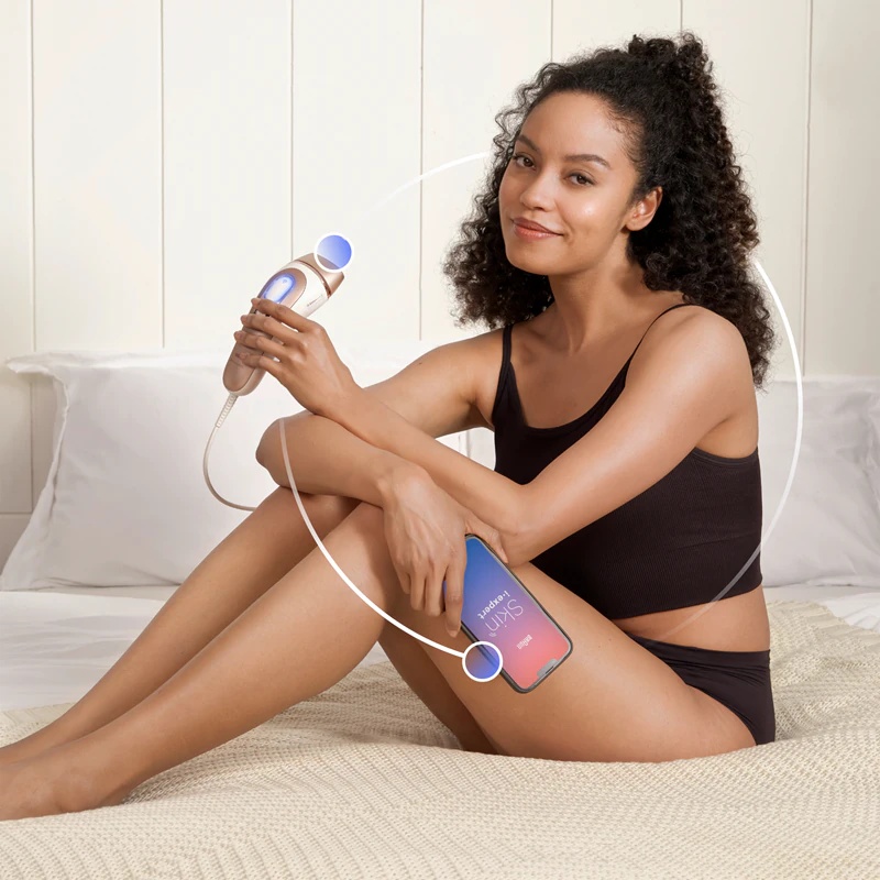 Braun Smart Skin Expert IPL7147 viedā IPL ierīce matiņu noņemšanai no ķermeņa, sejas, bikini zonas un padusēm