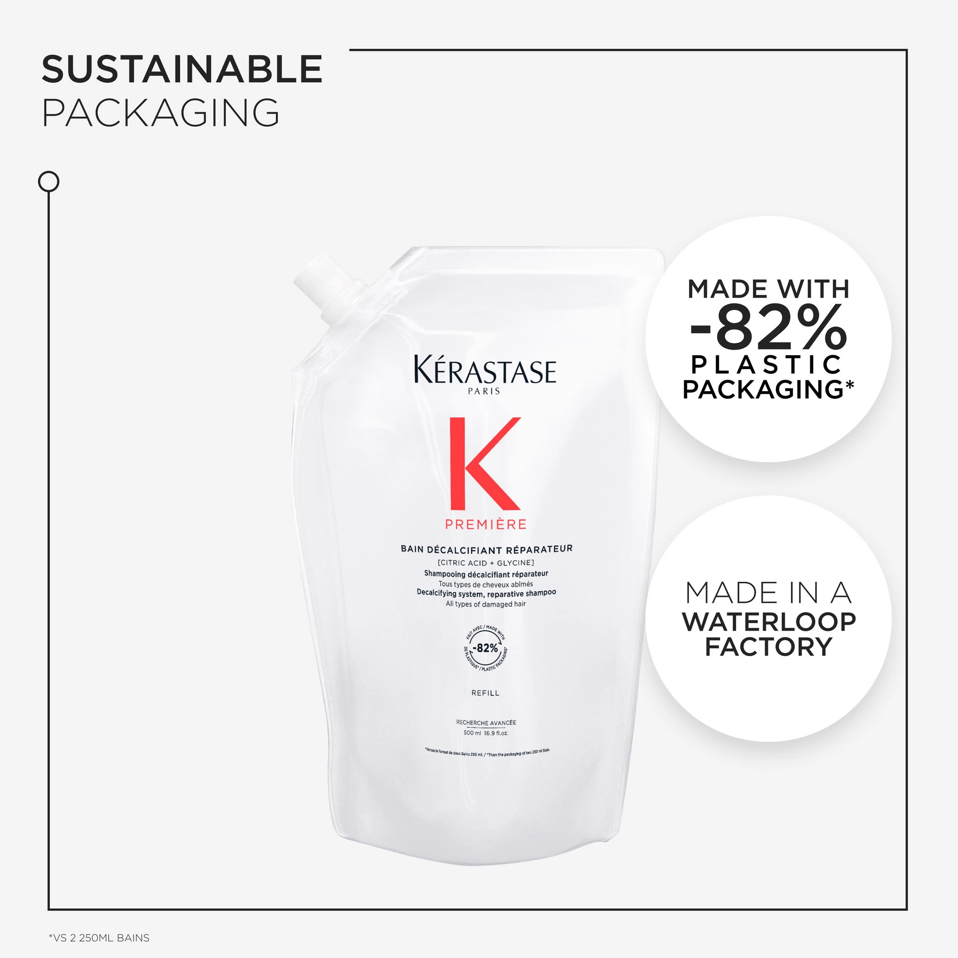 Première Bain Décalcifiant Rénovateur utántöltő sampon 500 ml - Kérastase